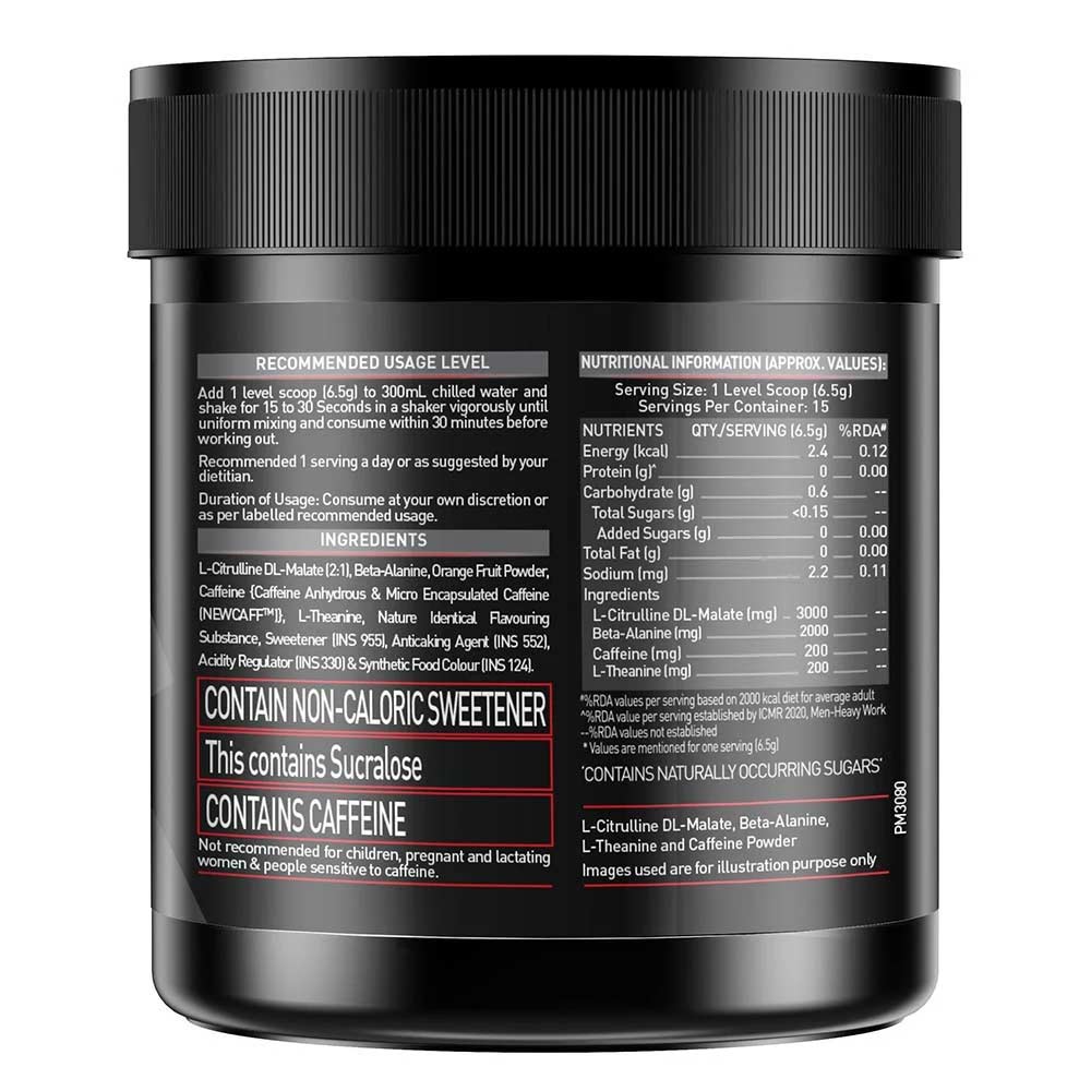 MuscleBlaze Super Gainer XXL 11 lb Chocolate & PRE Workout 200 Xtreme 0.22 lb Fruit Punch Combo