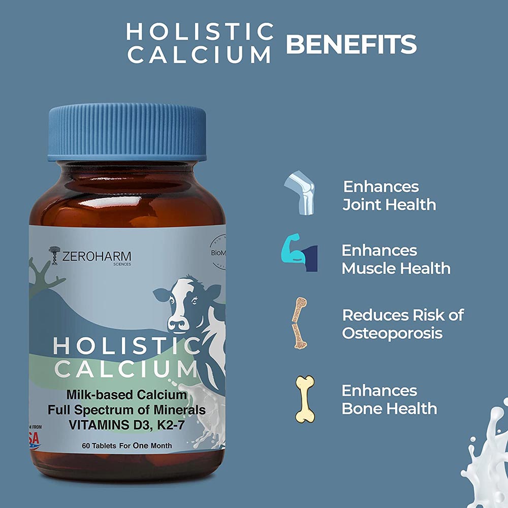 6 - Zeroharm Holistic Calcium,  60 tablet(s)  Unflavoured 