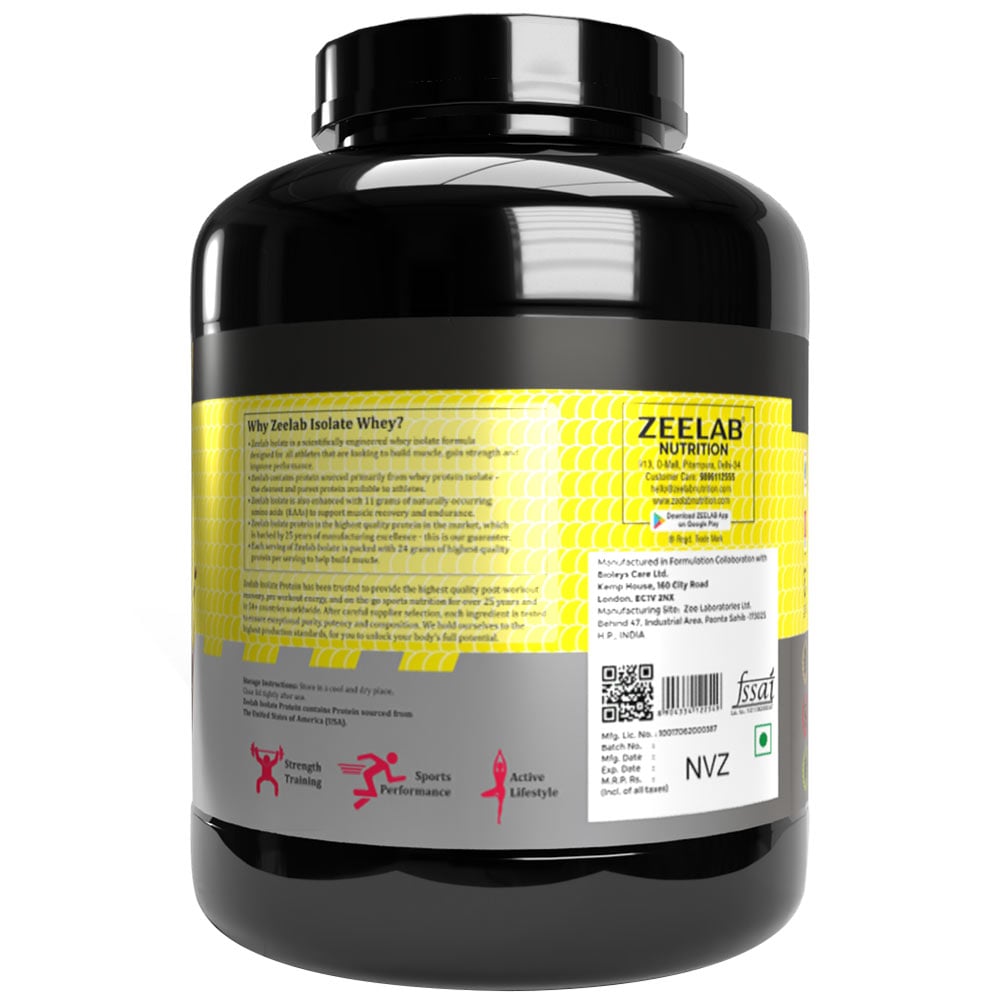 3 - Zeelab Whey Protein Isolate,  4.4 lb  Chocolate 