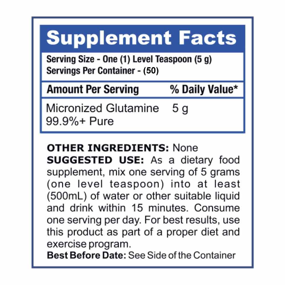 2 - HealthXP Essential Series Micronized Glutamine,  0.55 lb  Unflavoured 