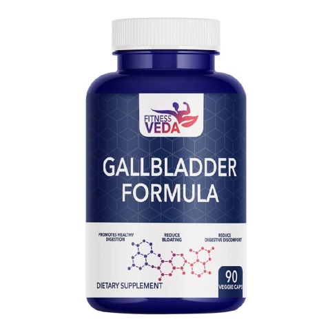1 - FITNESSVEDA Gallbladder Formula,  90 veggie capsule(s) 