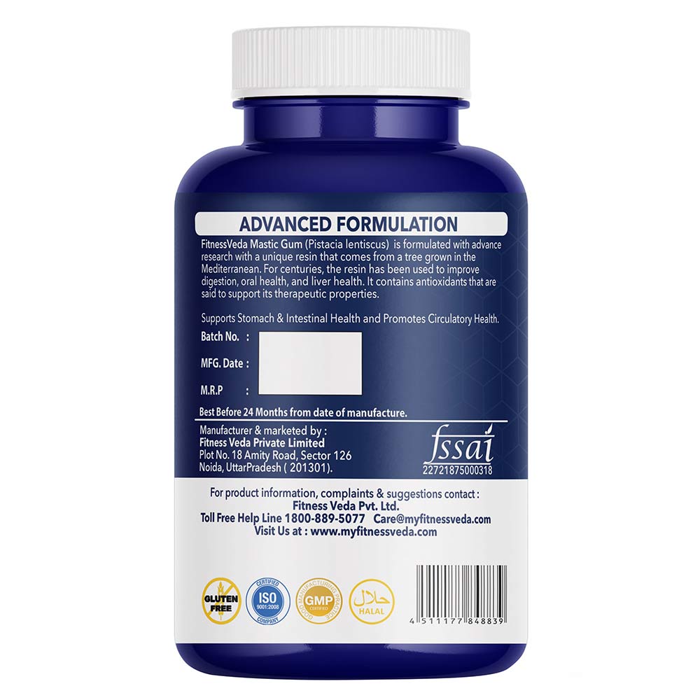 2 - FITNESSVEDA Mastic Gum,  60 capsules 