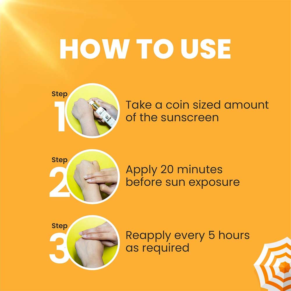 3 - Meglow Pro-Care Day Defense Transparent Sunscreen Gel,  50 ml  with SPF 30 UVA+UVB Protection 