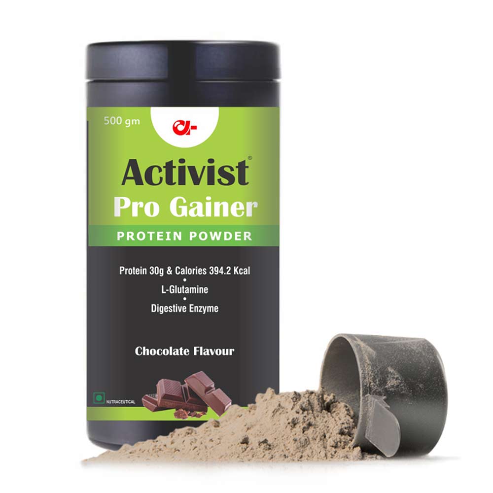 1 - Activist Pro Gainer Protein Powder,  1.1 lb  Chocolate 