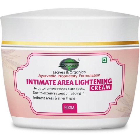 1 - Sabates Intimate Area Lightening Cream,  50 g  for Rashes & Black Spots, Sweat or rubbing in Intimate Areas 