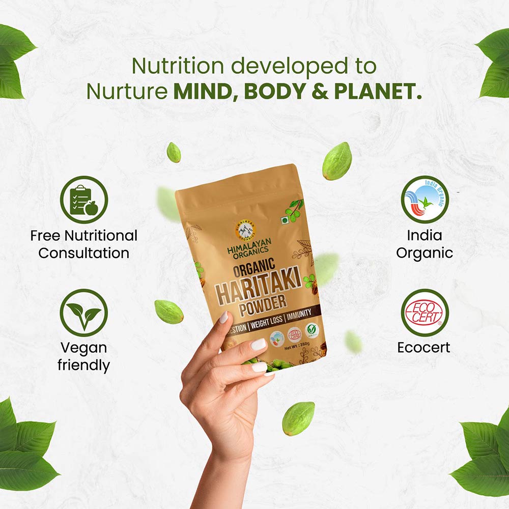 3 - Himalayan Organics Organic Haritaki Powder,  350 g 