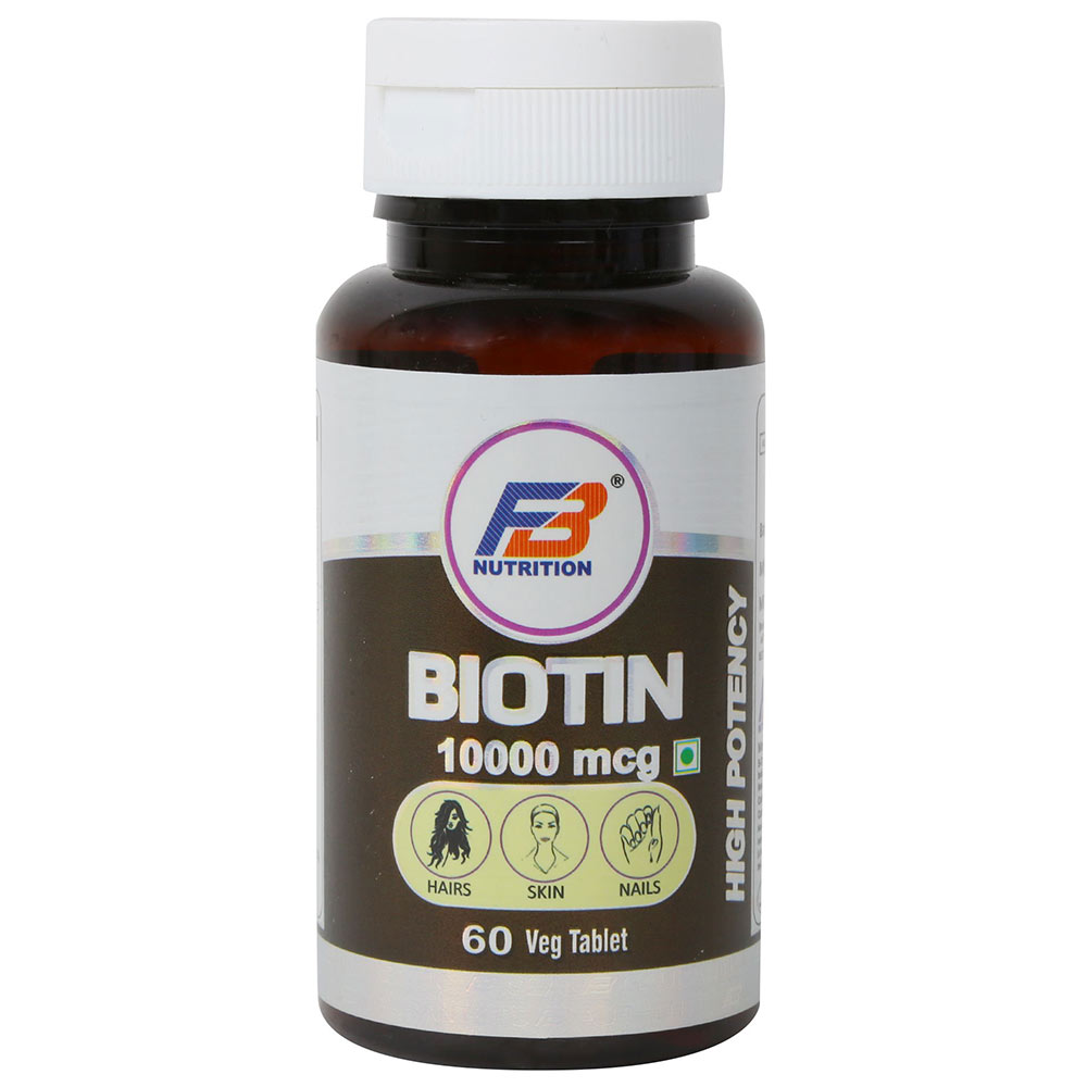 1 - FB Nutrition Biotin 10000mcg,  60 tablet(s)  Unflavoured 