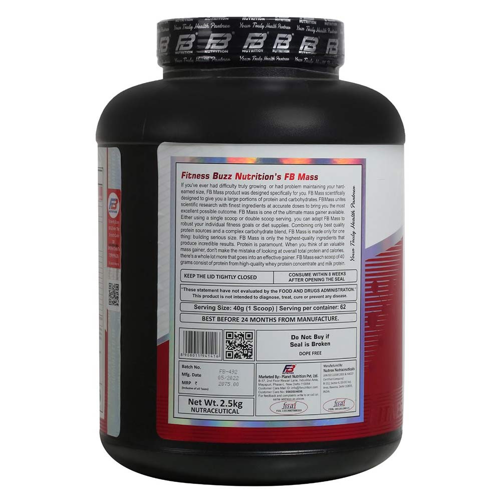 3 - FB Nutrition FB Mass,  5.5 lb  Chocolate 