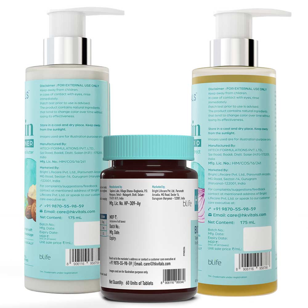 1 - HK Vitals Anti-Hairfall Kit (for Women) by HealthKart,  3 Piece(s)/Pack  Combo