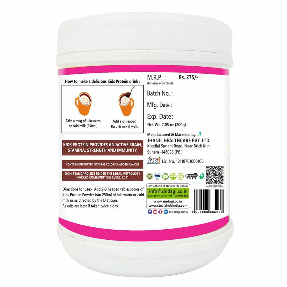3 - Zindagi Kids Protein Powder,  0.2 kg  Chocolate 