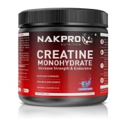 Nakpro Creatine Monohydrate, 250 g (0.55 lb), Blueberry