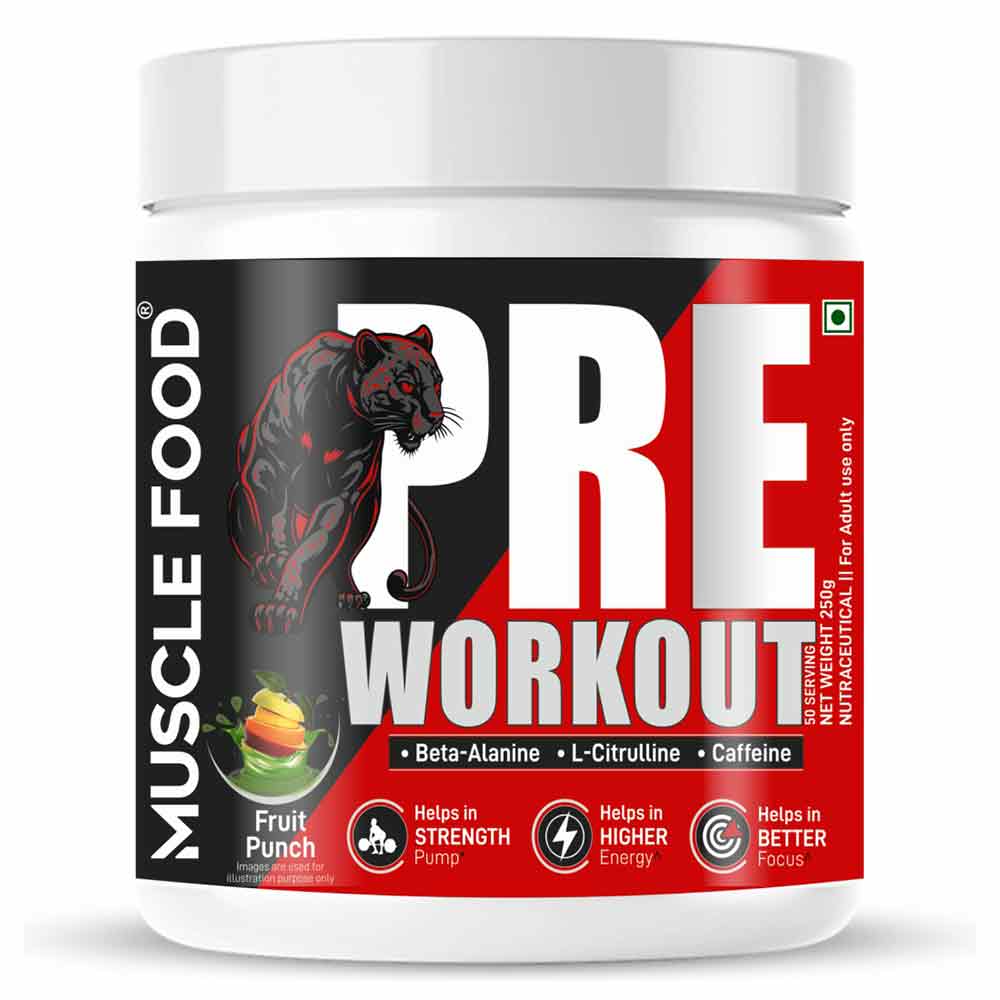 1 - Dr. Morepen Muscle Food Pre Workout,  0.55 lb  Fruit Punch 