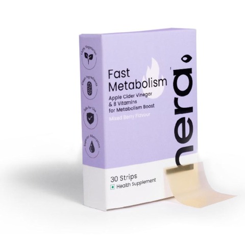 1 - Hera Fast Metabolism with Apple Cider Vinegar & B Vitamins,  30 Strip(s)  Mixed Berry 