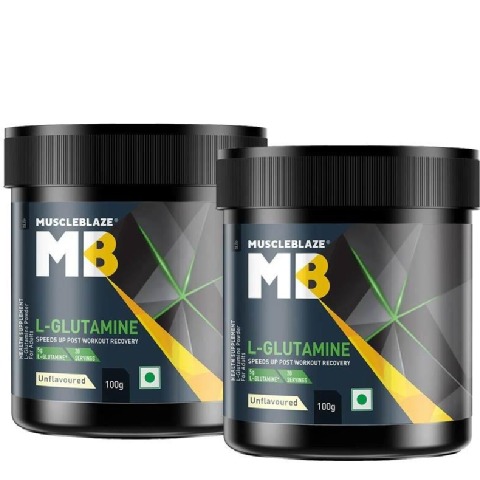 MuscleBlaze L-Glutamine 100g - Pack of 2