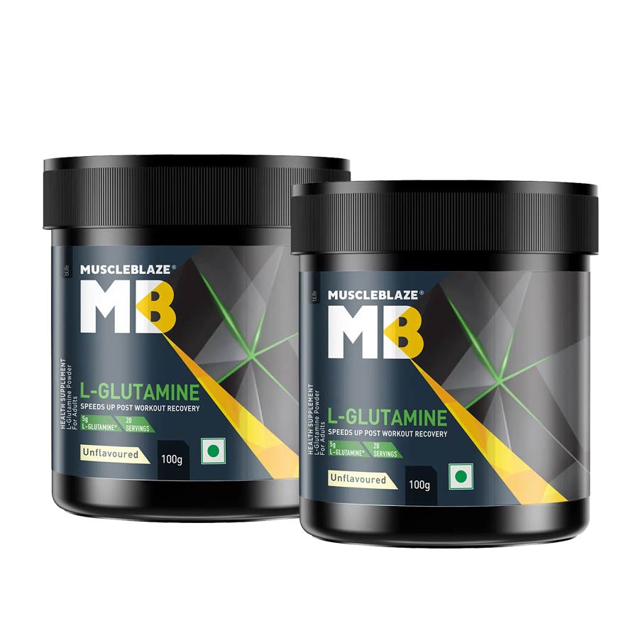 MuscleBlaze L-Glutamine 100g - Pack of 2