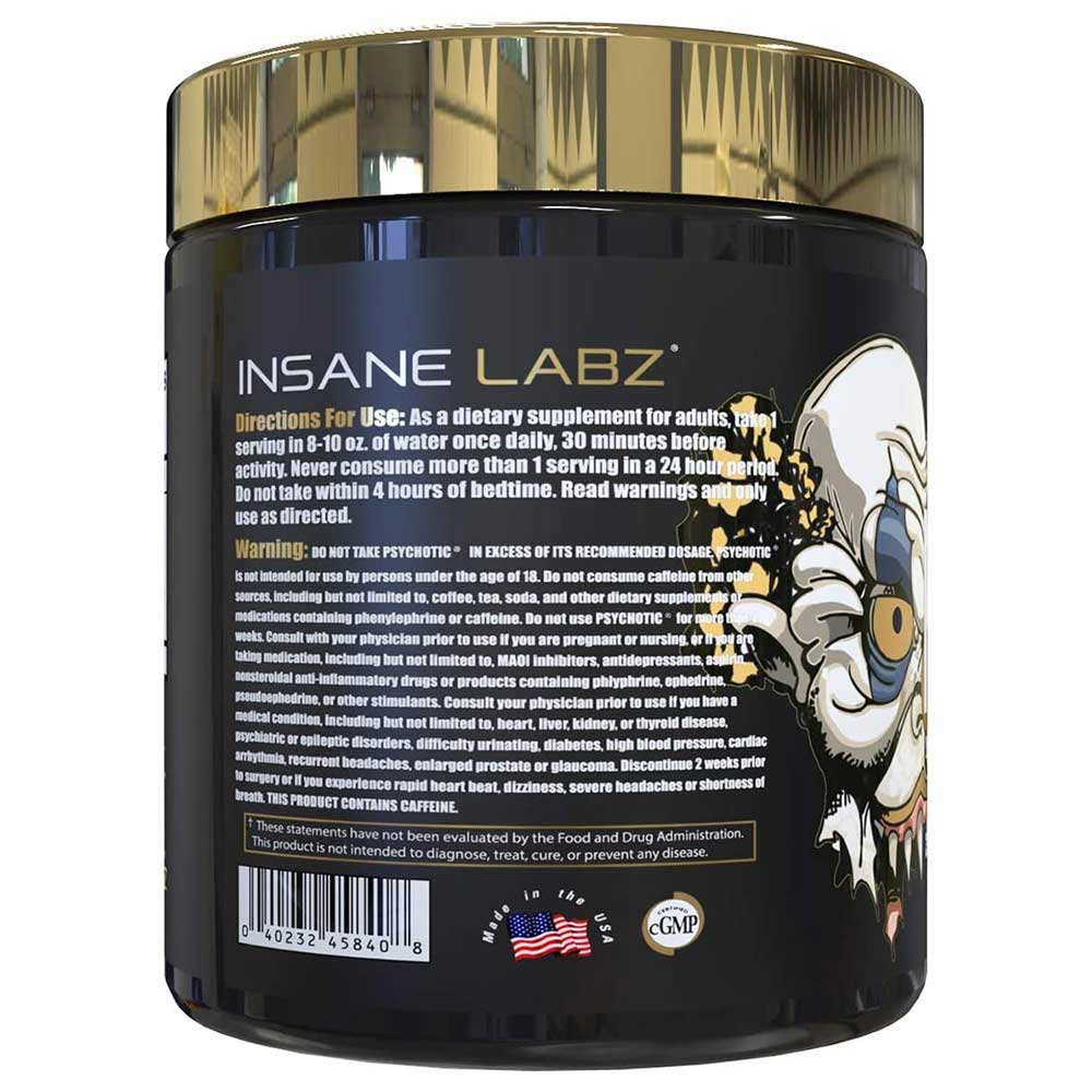 3 - Insane Labz Psychotic Gold,  0.41 lb  Blue Punch 