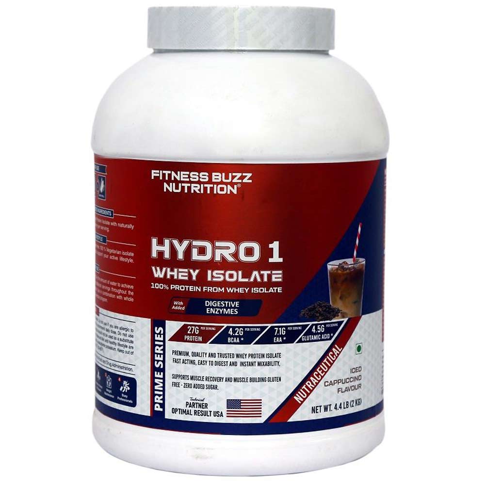1 - FB Nutrition Prime Series Hydro 1 Whey Isolate,  4.4 lb  Iced Cappucinno 