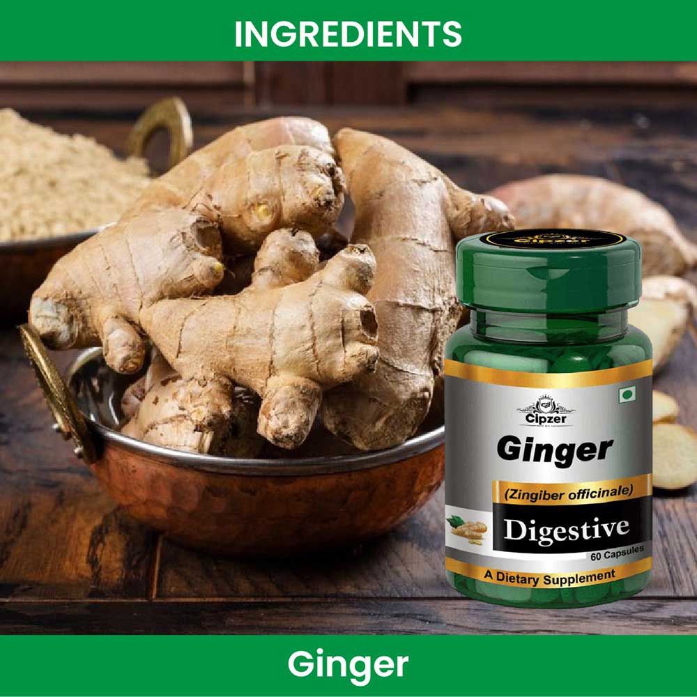 6 - Cipzer Ginger,  60 capsules 
