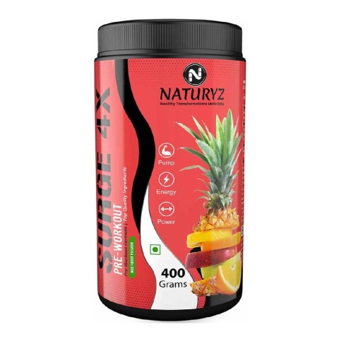 1 - Naturyz Surge 4X Pre-Workout,  0.88 lb  Mix Fruit Fusion 