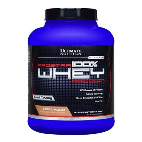 1 - Ultimate Nutrition Prostar 100% Whey Protein Powder,  5.28 lb  Cocoa Mocha 