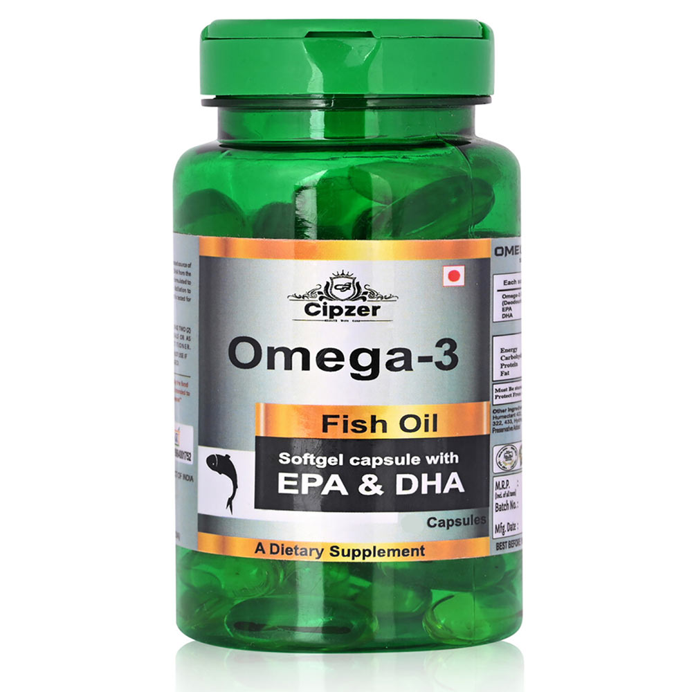 1 - Cipzer Omega-3 Fish Oil,  30 softgels 