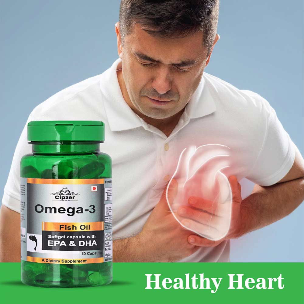 2 - Cipzer Omega-3 Fish Oil,  30 softgels 