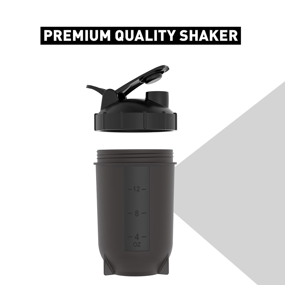 6 - MuscleBlaze Bullet Shaker,  Jet Black  500 ml 