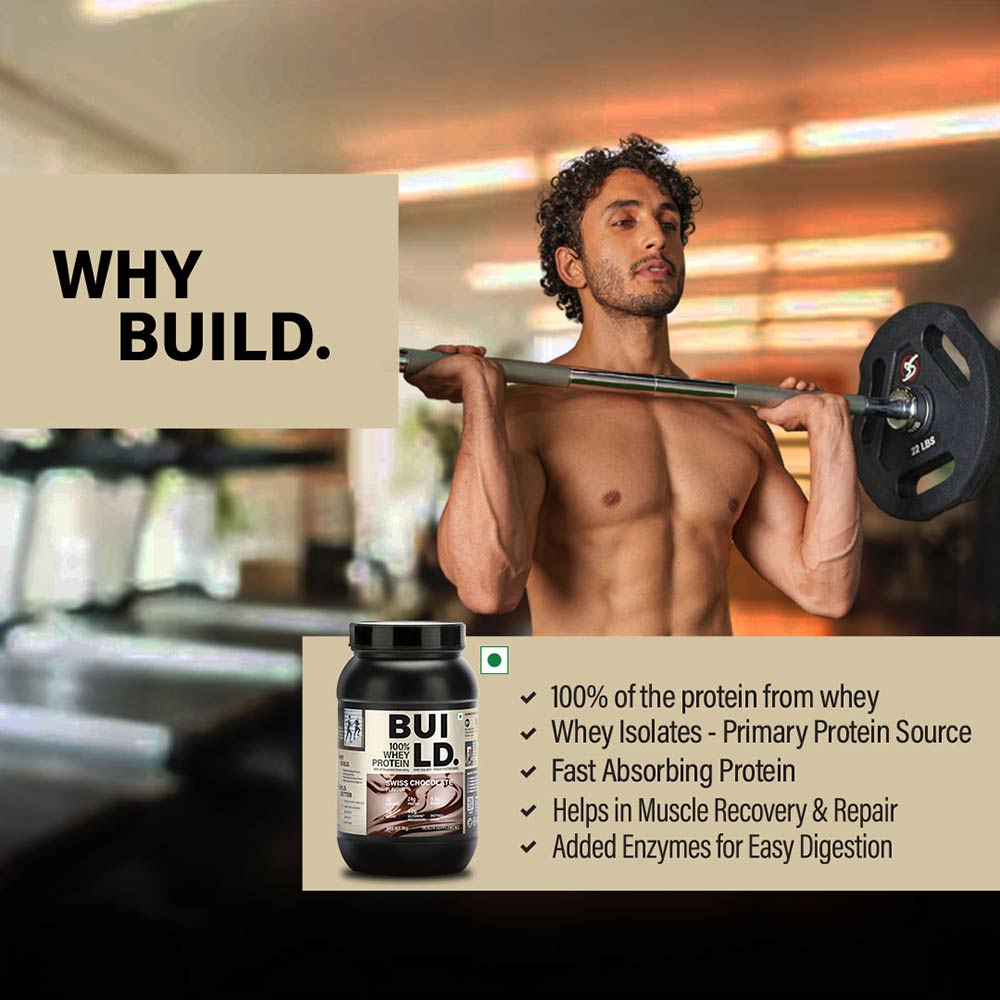 7 - Build 100% Whey Protein,  2.2 lb  Swiss Chocolate 