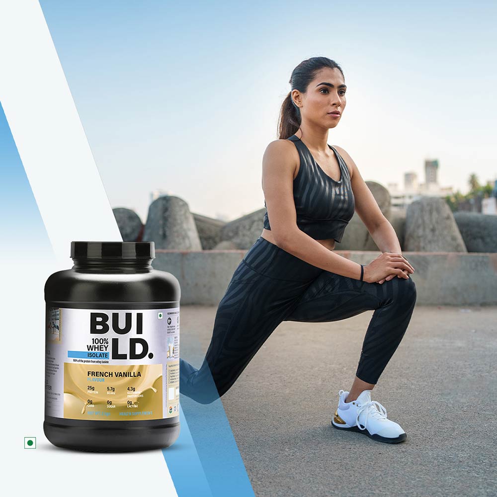 1 - Build 100% Whey Isolate,  4.4 lb  French Vanilla 