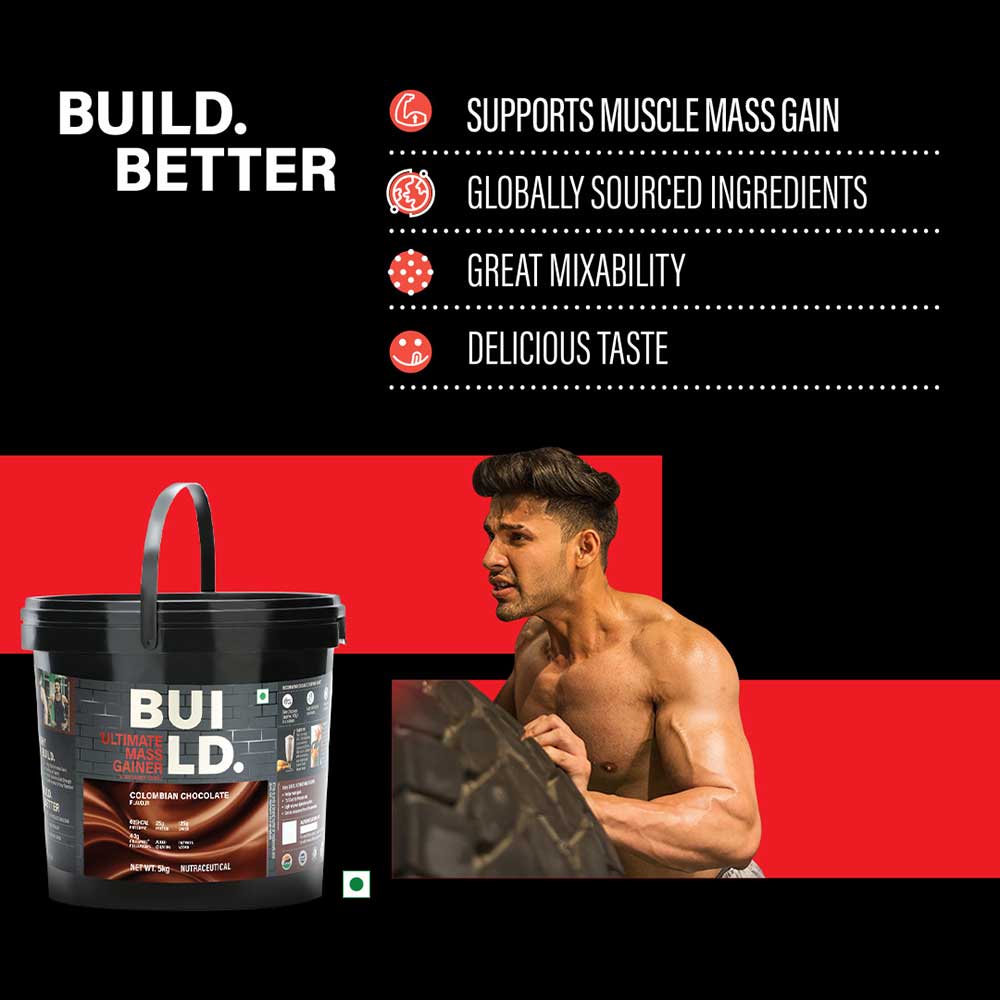7 - Build Ultimate Mass Gainer,  11 lb  Colombian Chocolate 