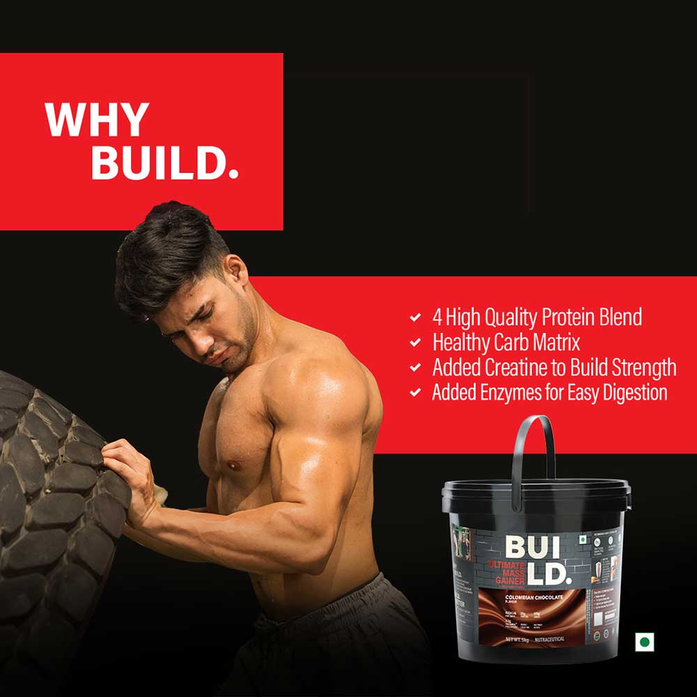 6 - Build Ultimate Mass Gainer,  11 lb  Colombian Chocolate 