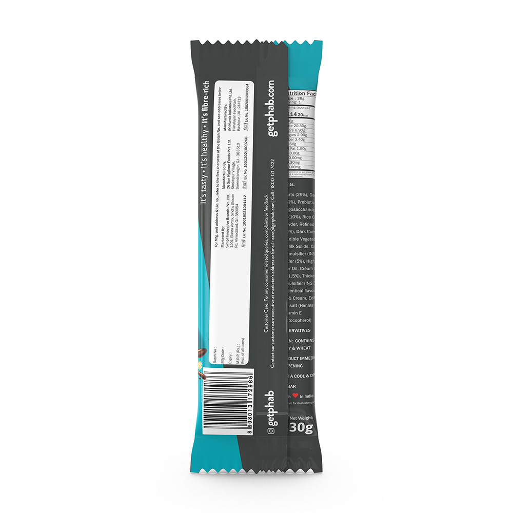2 - Phab Granola Bar,  6 bar(s)  Cookie & Cream 