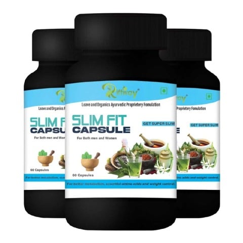 1 - Riffway Slim Fit,  60 capsules  Unflavoured (Pack of 3) 