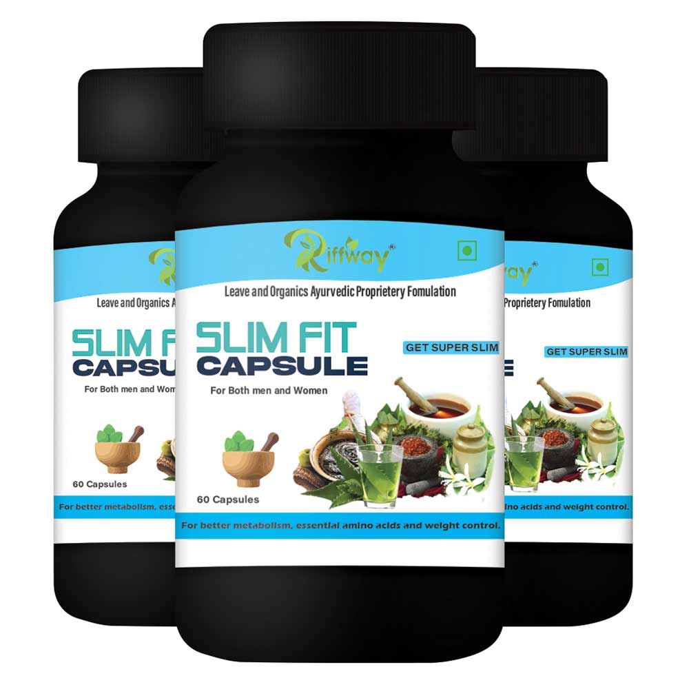 1 - Riffway Slim Fit,  60 capsules  Unflavoured (Pack of 3) 