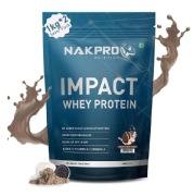 Nakpro Impact Whey Protein- 2.2 lb Cookies & Cream (Pack of 2)