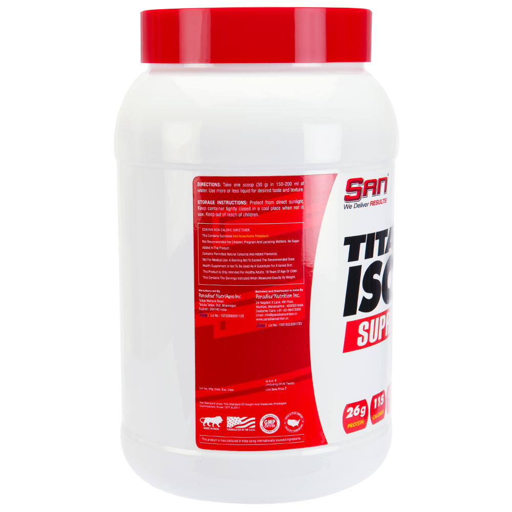 4 - SAN Titanium Isolate Supreme,  2 lb  Vanilla Sundae 