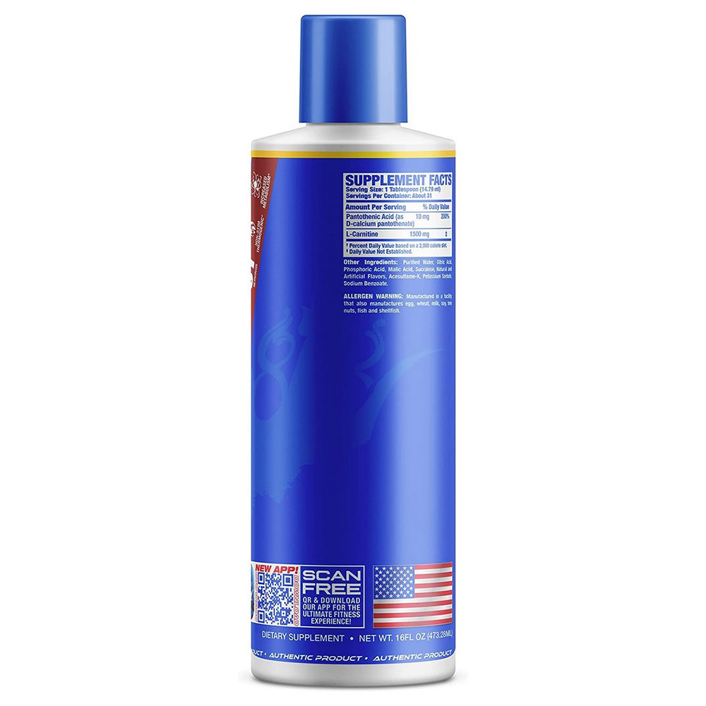 2 - RONNIE COLEMAN L-Carnitine XS 1500,  473.28 ml  Blue Razz 