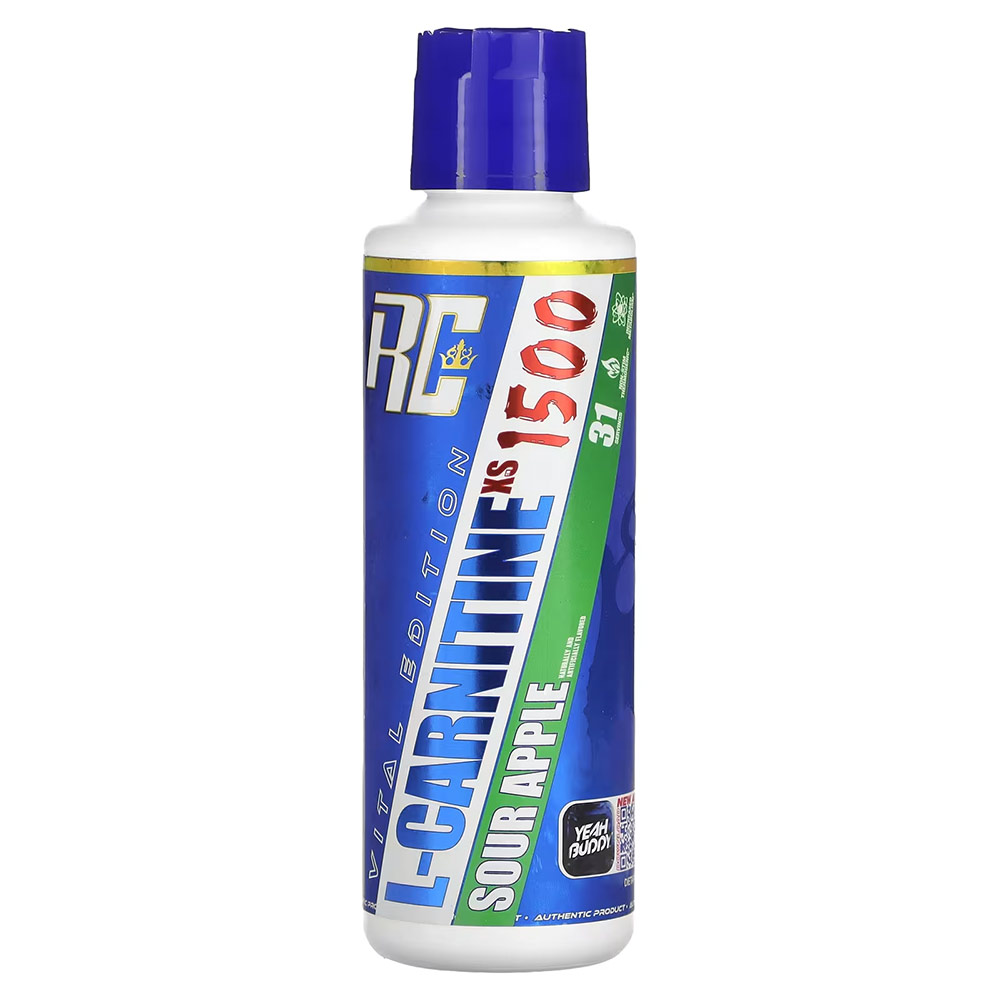 1 - RONNIE COLEMAN L-Carnitine XS 1500,  473.28 ml  Sour Apple 