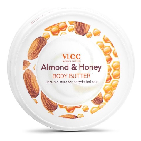 1 - VLCC Almond & Honey Body Butter, 200 g Ultra Moisture for Dehydrated Skin