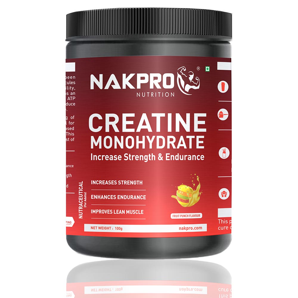 1 - Nakpro Creatine Monohydrate,  Fruit Punch (Jar)  0.22 lb 