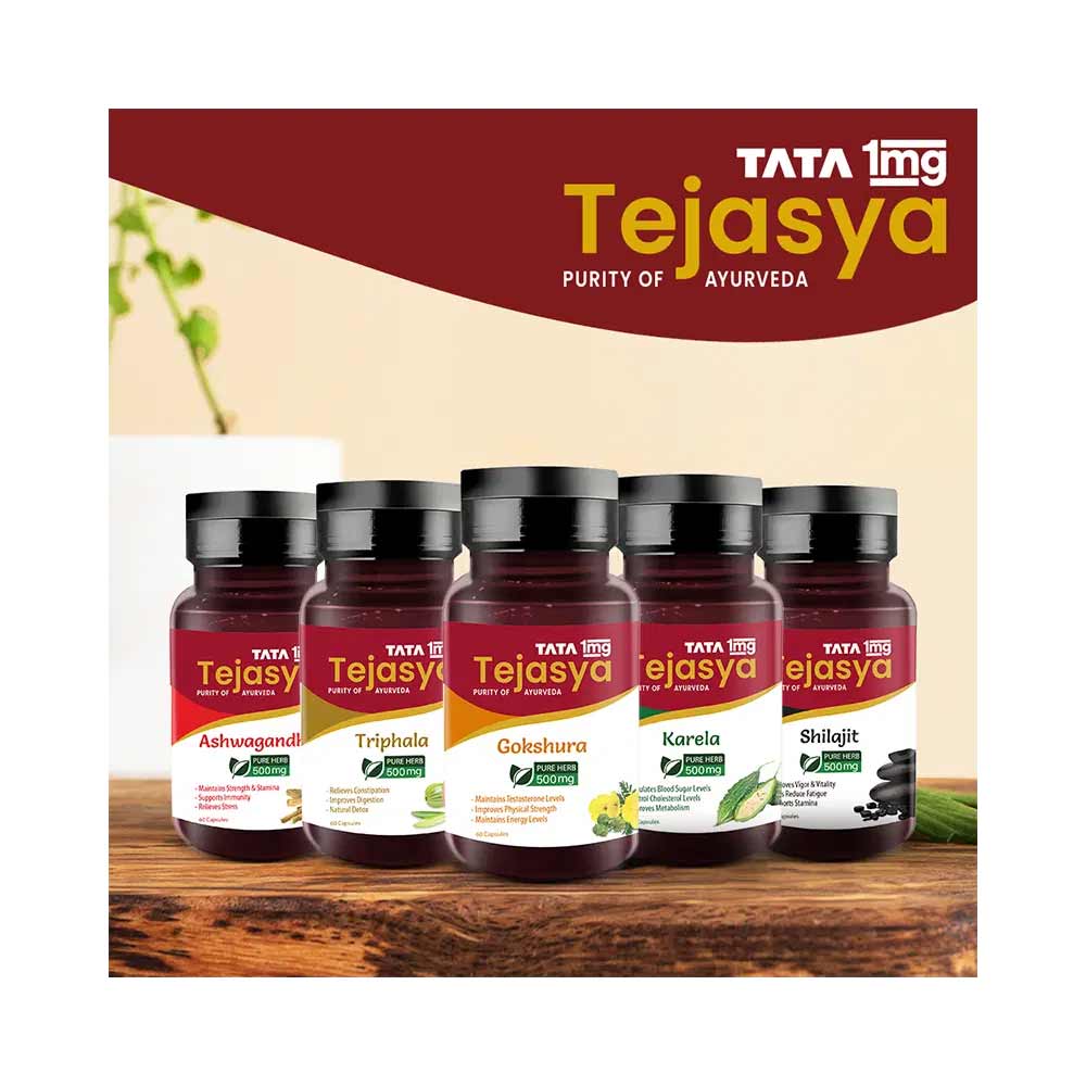 4 - Tata 1mg Tejasya Triphala,  60 capsules 
