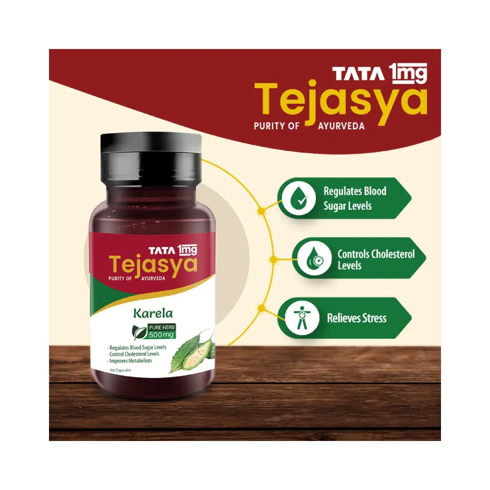 5 - Tata 1mg Tejasya Karela,  60 capsules 