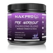 Nakpro Pre-Workout- 0.55 lb Blueberry (Jar)