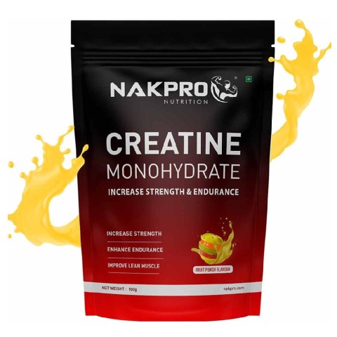 5 - Nakpro Perform Whey Protein Concentrate 2.2 lb & Creatine Monohydrate 0.22 lb Combo,  2 Piece(s)/Pack  Chocolate & Fruit Punch 