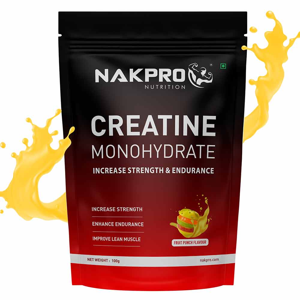 5 - Nakpro Perform Whey Protein Concentrate 2.2 lb & Creatine Monohydrate 0.22 lb Combo,  2 Piece(s)/Pack  Chocolate & Fruit Punch 