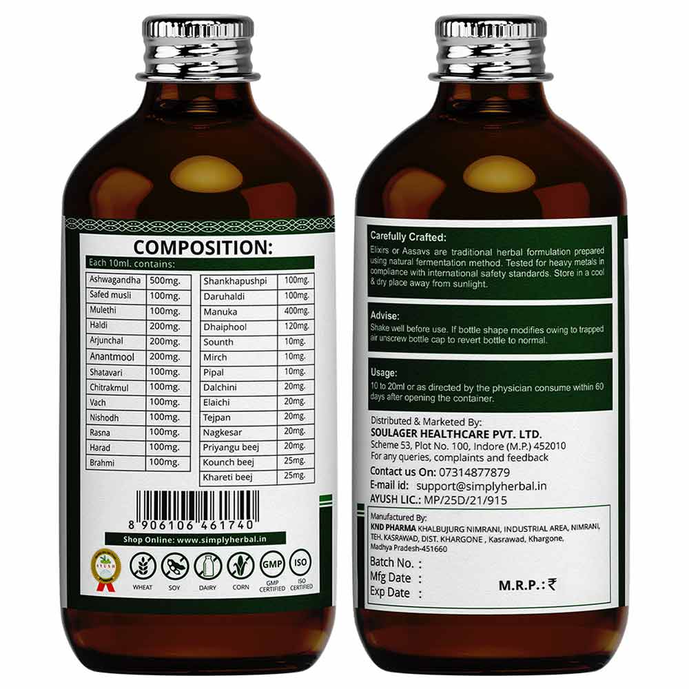 2 - Simply Herbal Mood Elixir (Pack of 2),  450 ml 