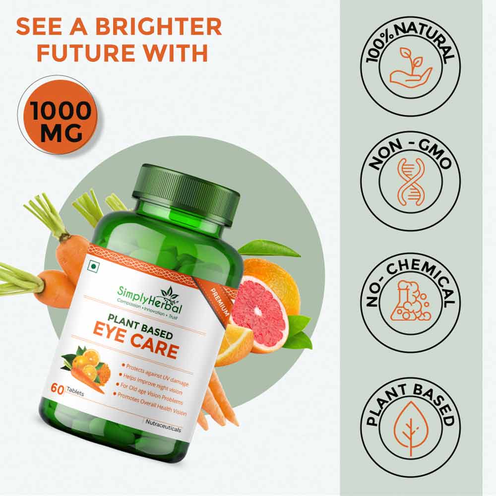 7 - Simply Herbal Plant Based Eye Care (Pack of 2),  60 tablet(s) 