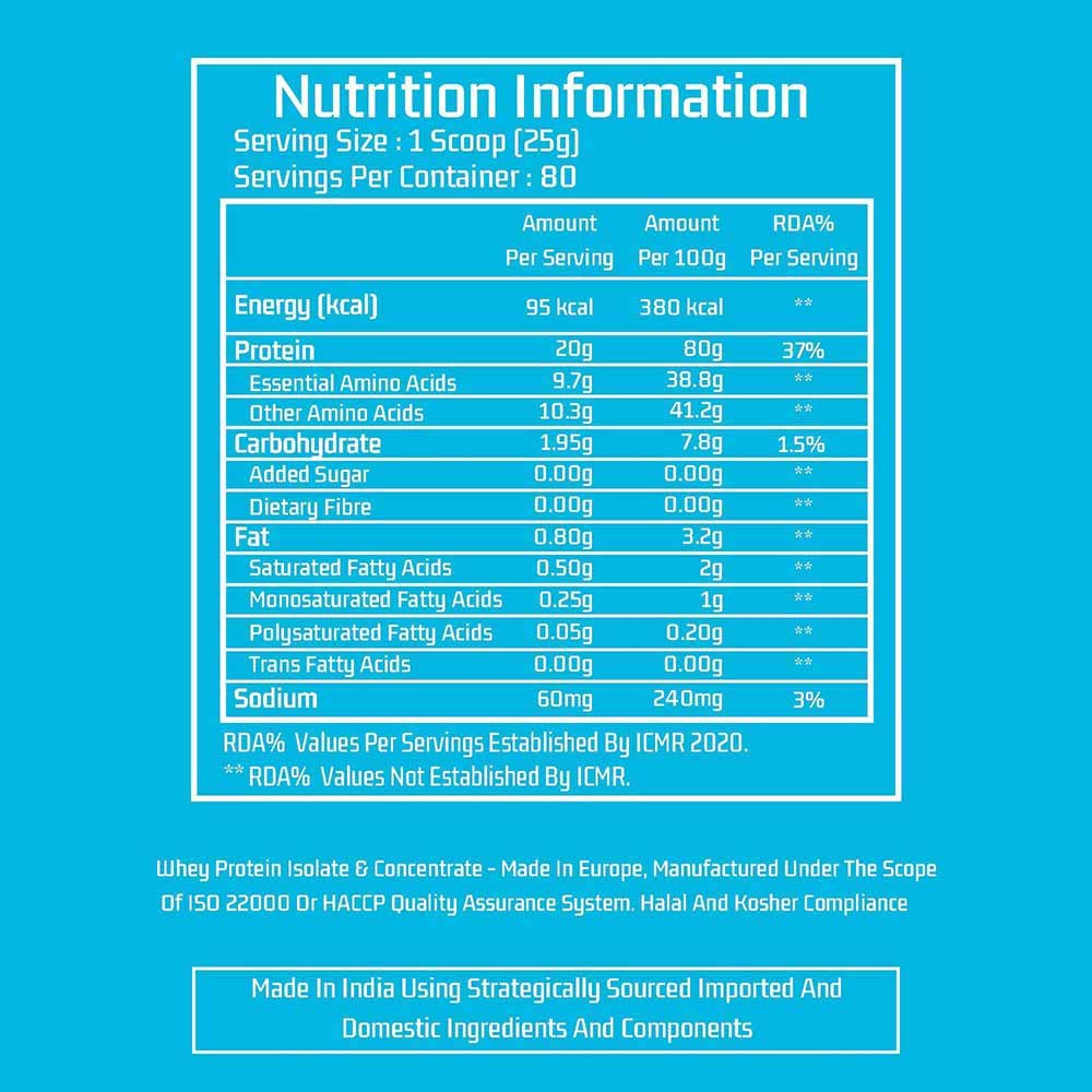 7 - MYFITNESS By Paradise 100% WHEY-H2O,  4.4 lb  Rich Chocolate 