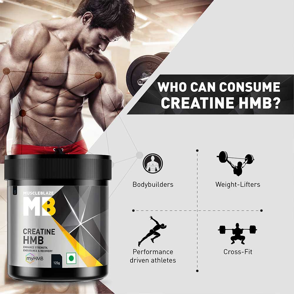 7 - MuscleBlaze Creatine HMB OP,  Unflavoured  0.27 lb 