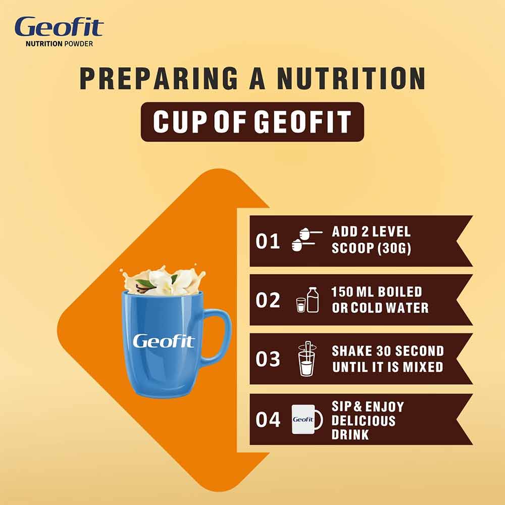 5 - Geofit Diabetes Care Protein Powder,  250 g  Vanilla 